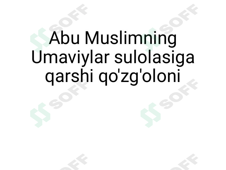 Abu Muslim