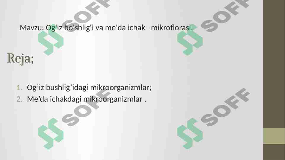 Mikrabiologiya va Virusalogiya