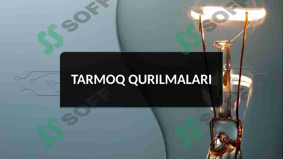 TARMOQ qurilmalari