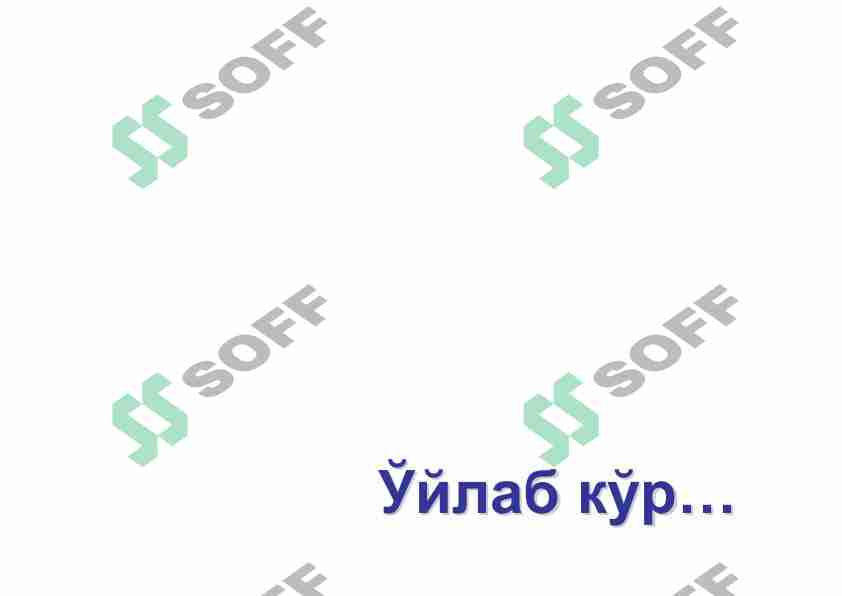 Shunchaki zerikkanlar uchun