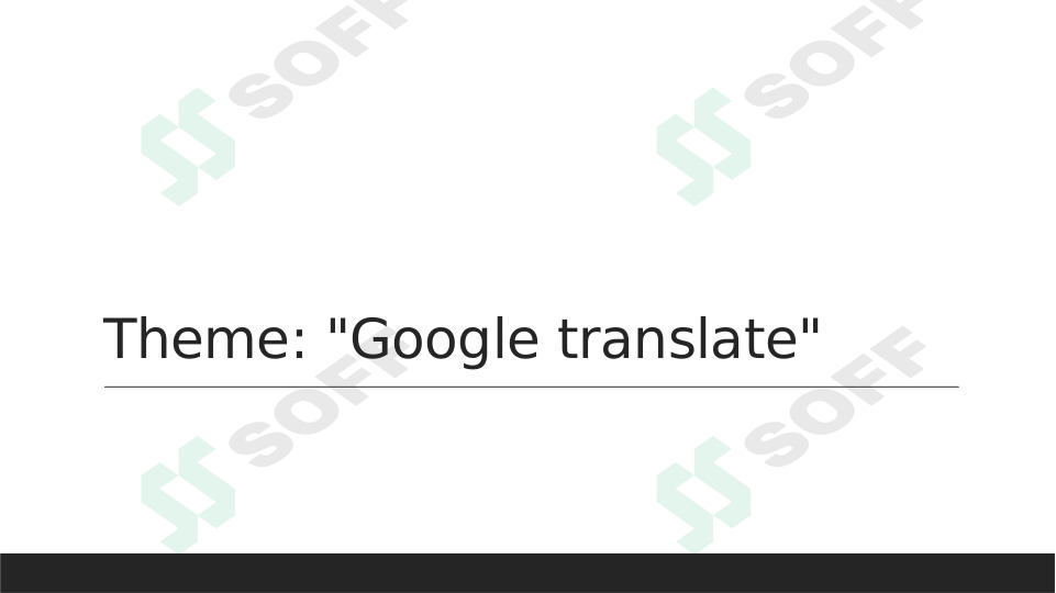 Google translate