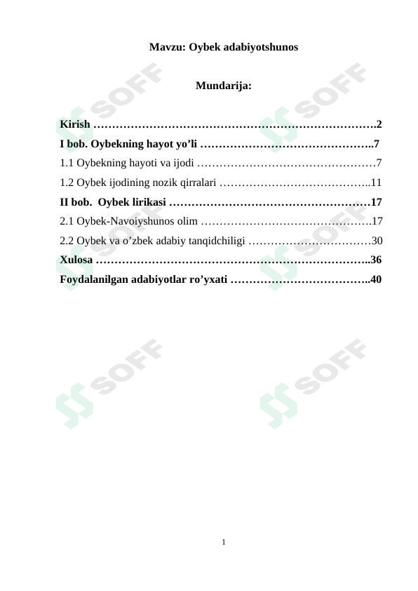 Oybek adabiyotshunos