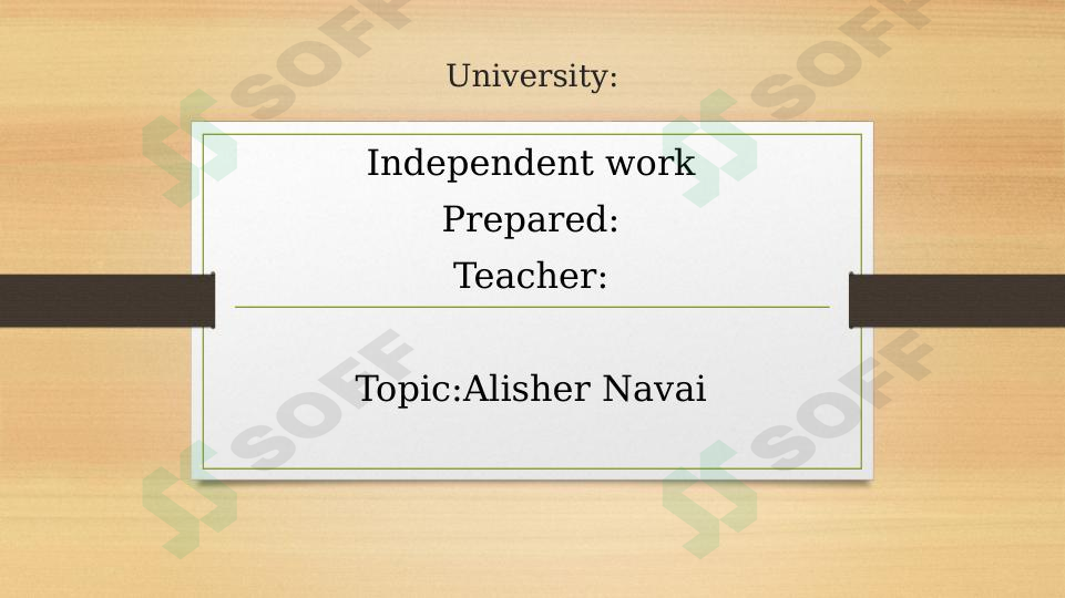 Alisher Navai