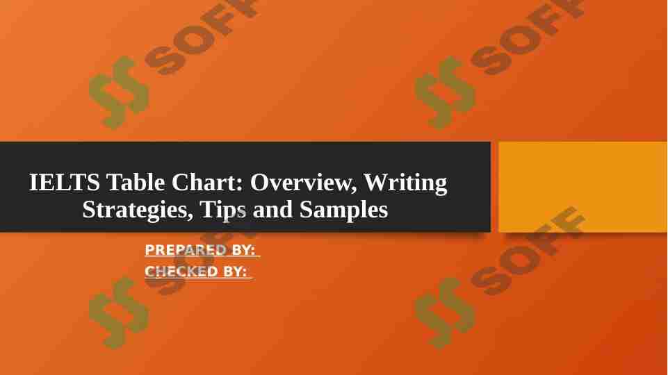 IELTS Table Chart: Overview, Writing Strategies, Tips and Samples