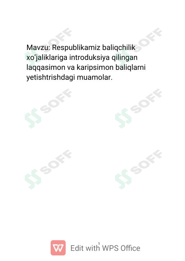 Baliqchilik