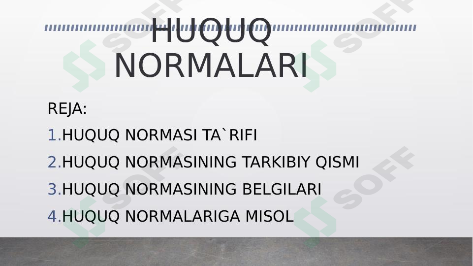 huquq normalari