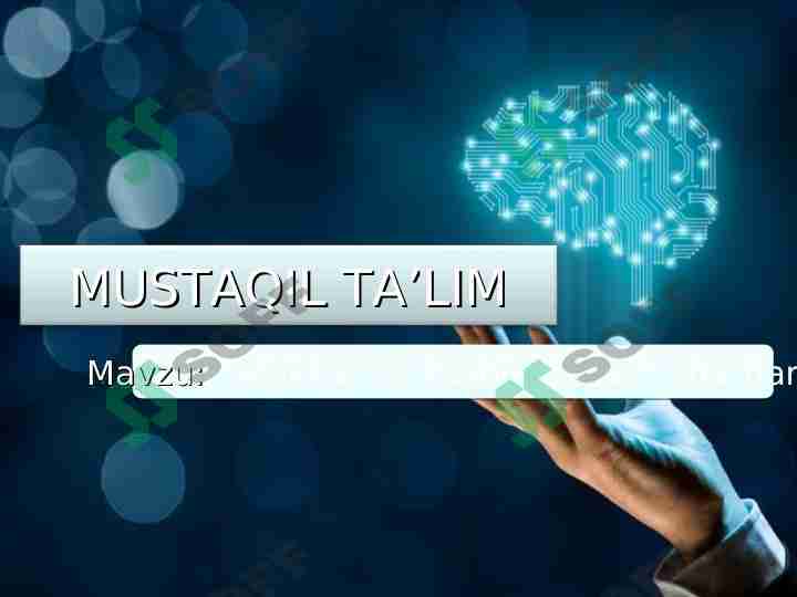 Tafakkur va kasbiy fikrlash shartlari