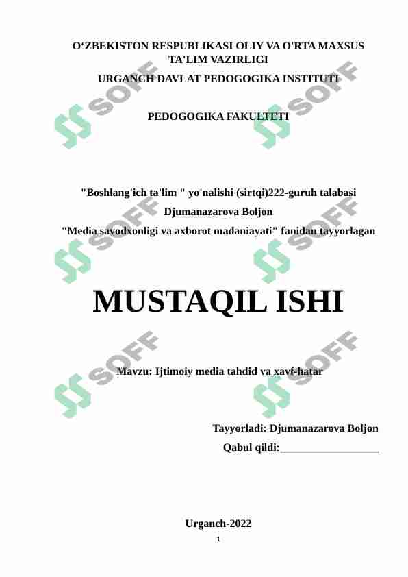 Ijtimoiy media tahdid va xavf-hatar