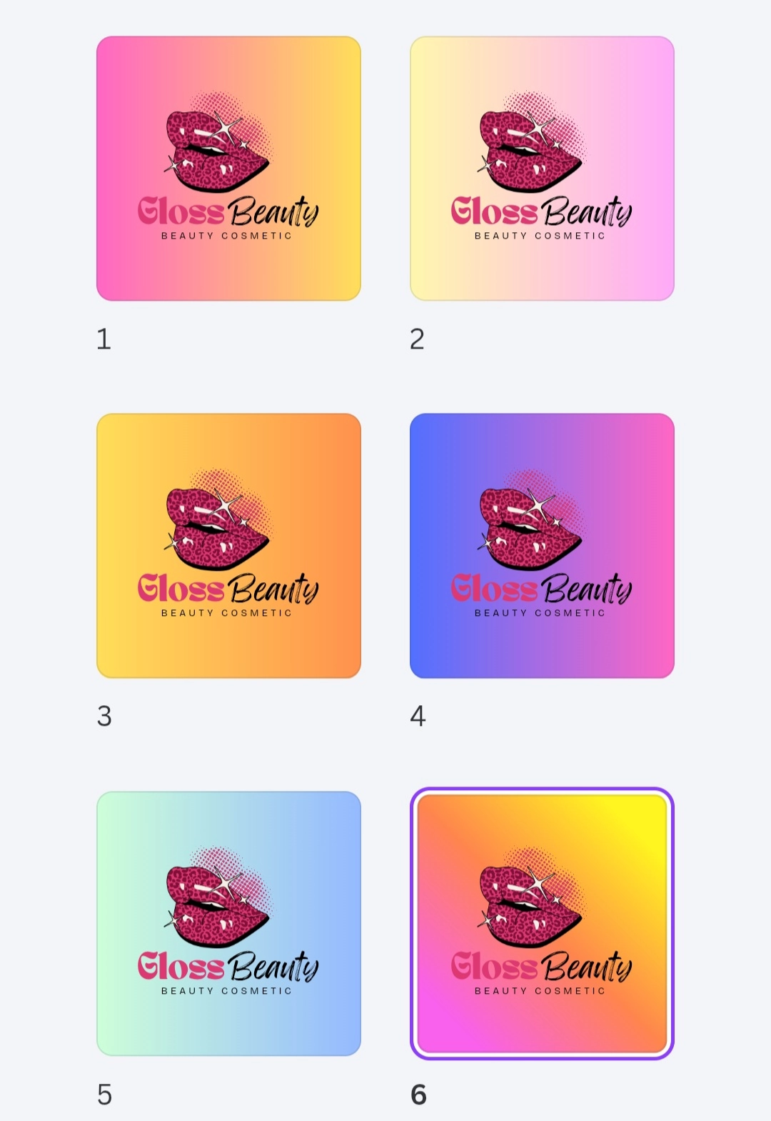 Glow beauty logo