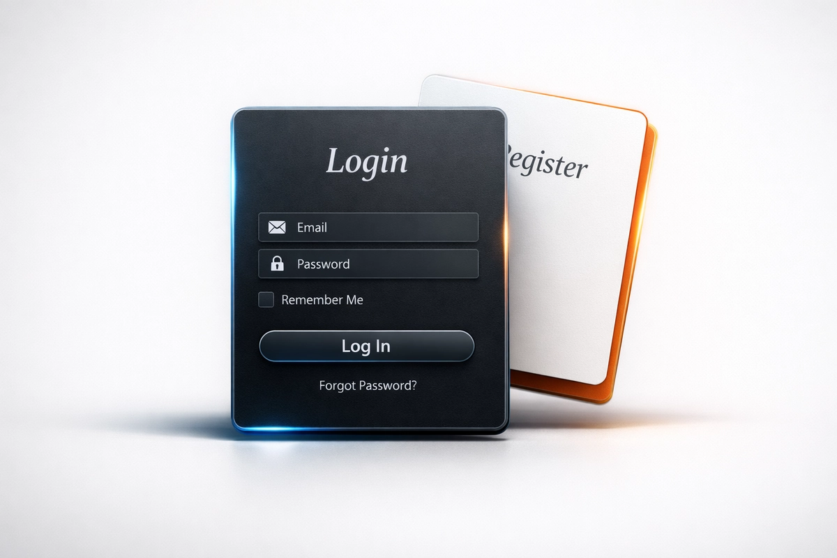 Web dizayn | Login va Registration