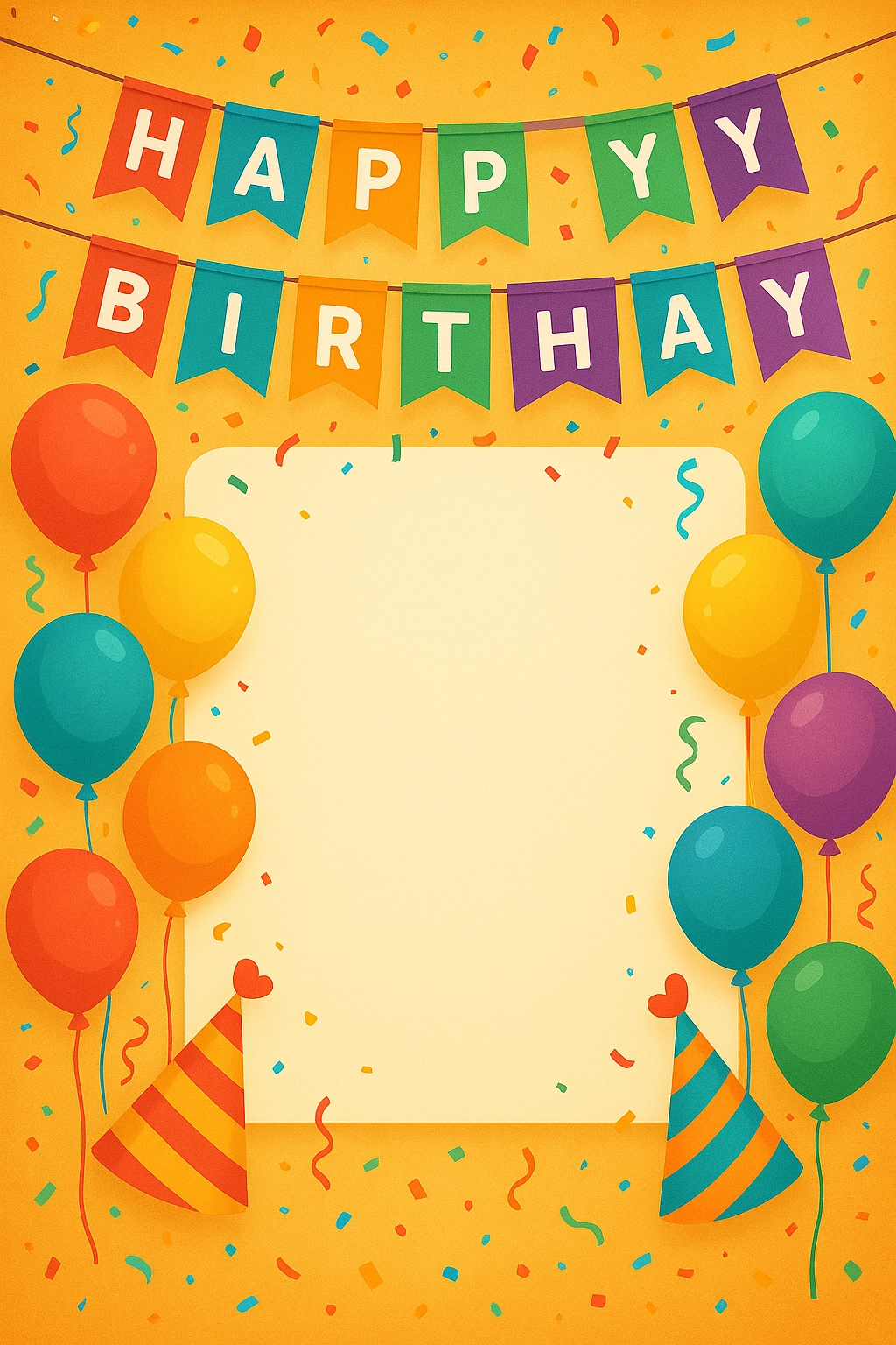 Tug‘ilgan kun uchun bayramona fon rasm