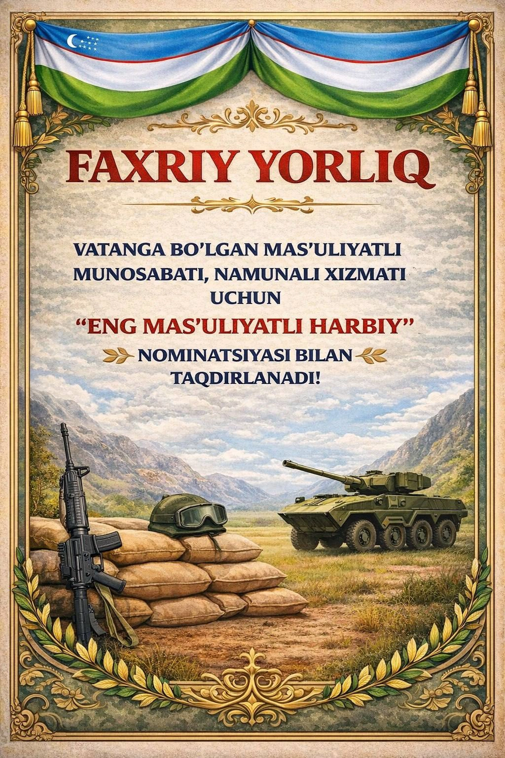 Faxriy yorliq