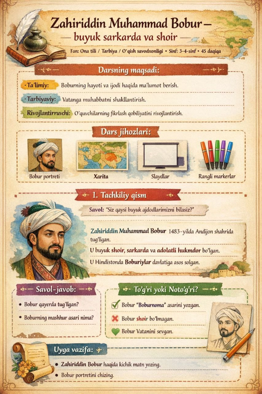 Alisher Navoiy, Z.M.Bobur