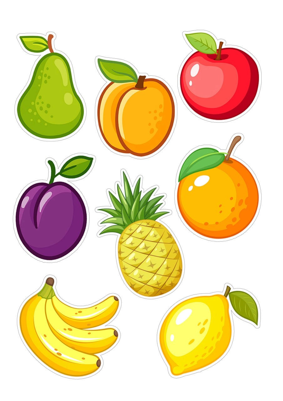 Mevalar rasmi bog'cha va maktablar uchun