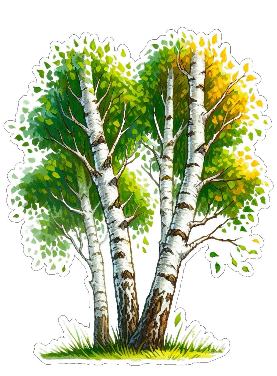 Daraxt rasmi, katta hajmda chiqarish uchun