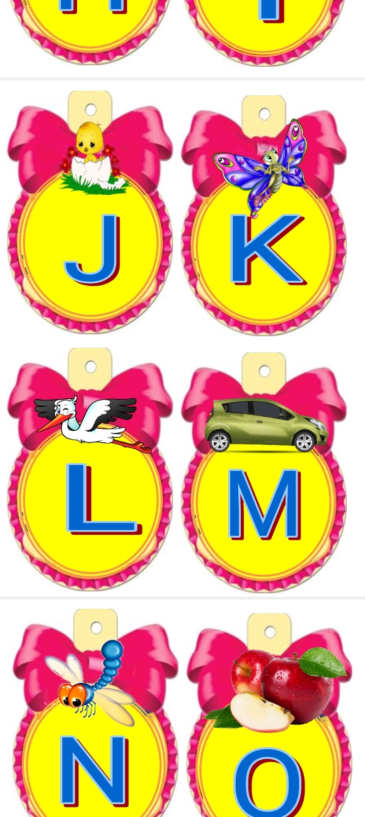 Alifebe harflar yangi