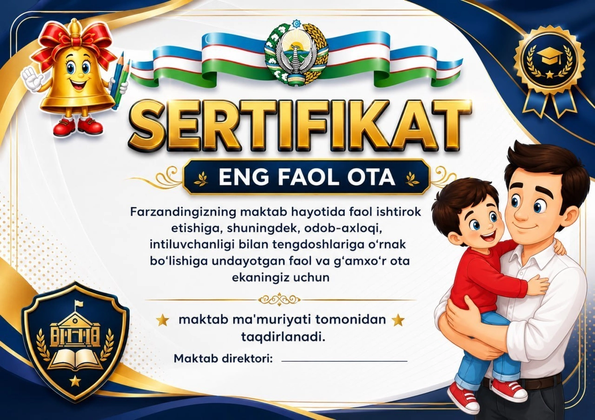 Sertifikat, Faxriy yorliq