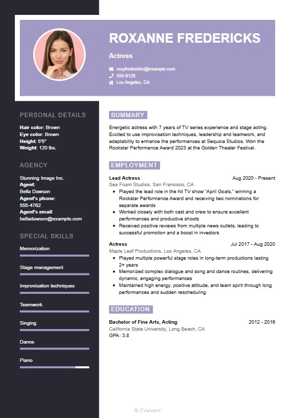 SV resume