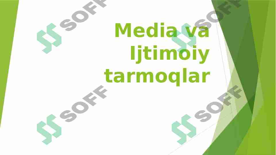 Ijtimoiy media shakllar