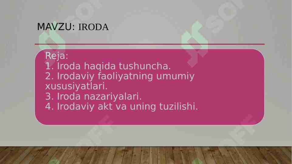 Iroda