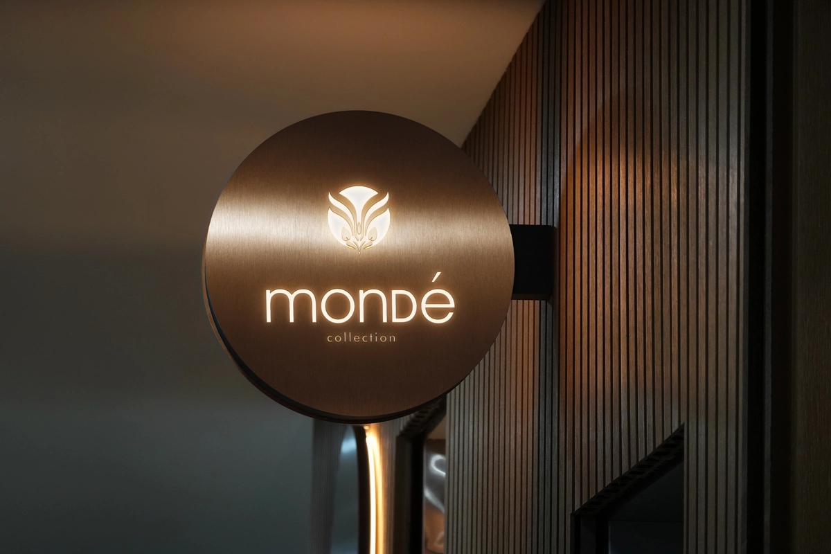 MONDE - kosmetika, tekstil va boshqa sohalarga judayam mos keladi (Brendbook bonus)