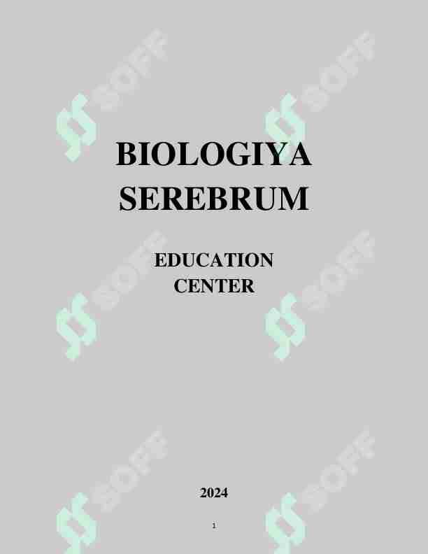 Biologiyadan masalalar kitobi