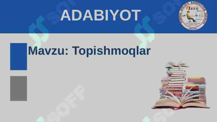 Topishmoqlar