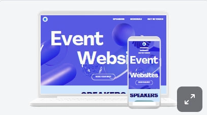 Eventlar uchun veb sayt dizayni