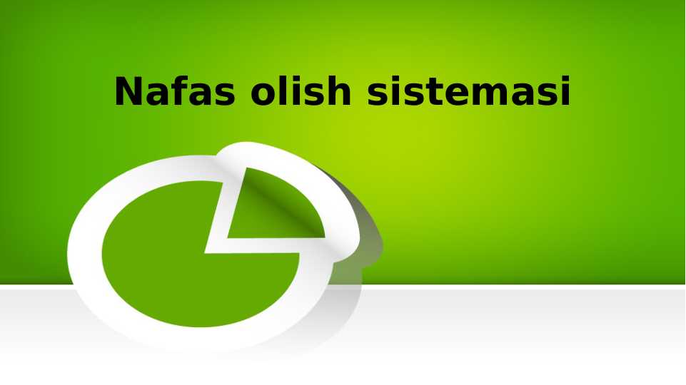 Nafas olish sistemasi tuzilishi