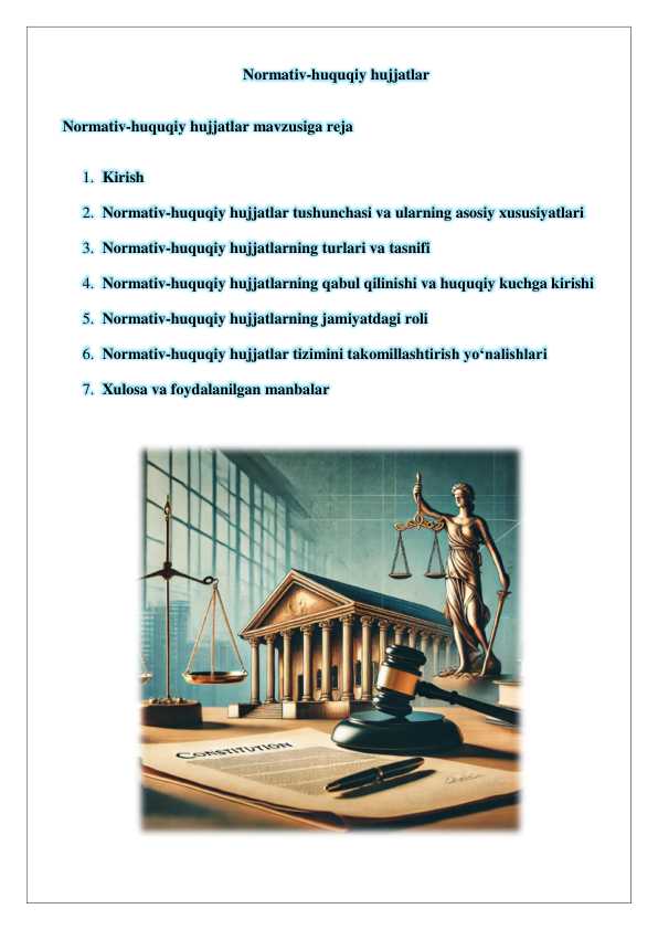 Normativ huquqiy hujjatlar 25