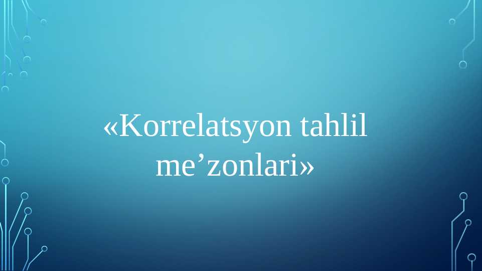 korrelyatsiya