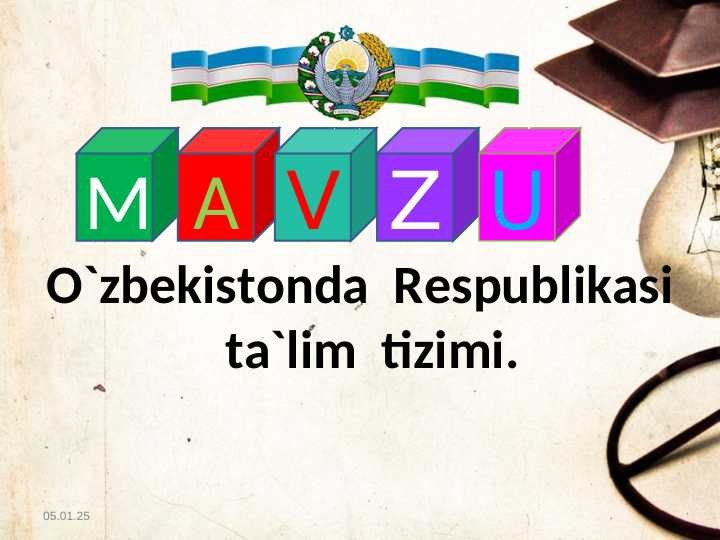 O`zbekistonda  Respublikasi   ta`lim  tizimi