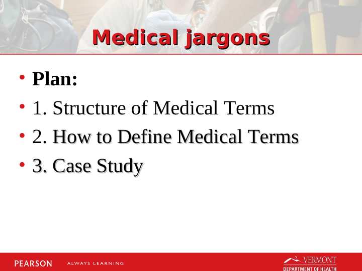 Medical jargons
