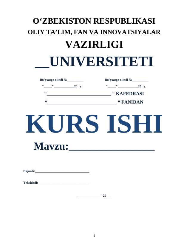 O’zbekiston Respublikasi Konstitutsiyasi va milliy mafkuraning uzviy aloqadorligi