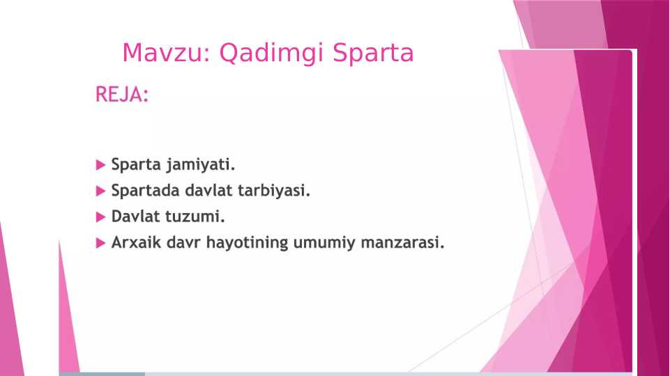Qadimgi Sparta