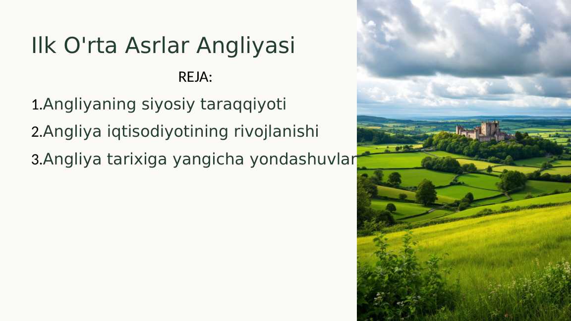 Ilk O'rta Asrlar Angliyasi