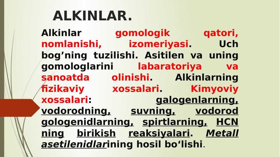 Alkinlar