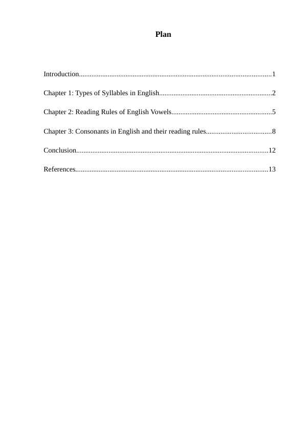Four types of syllables and reading rules ... . Consonants in English language and reading rules
