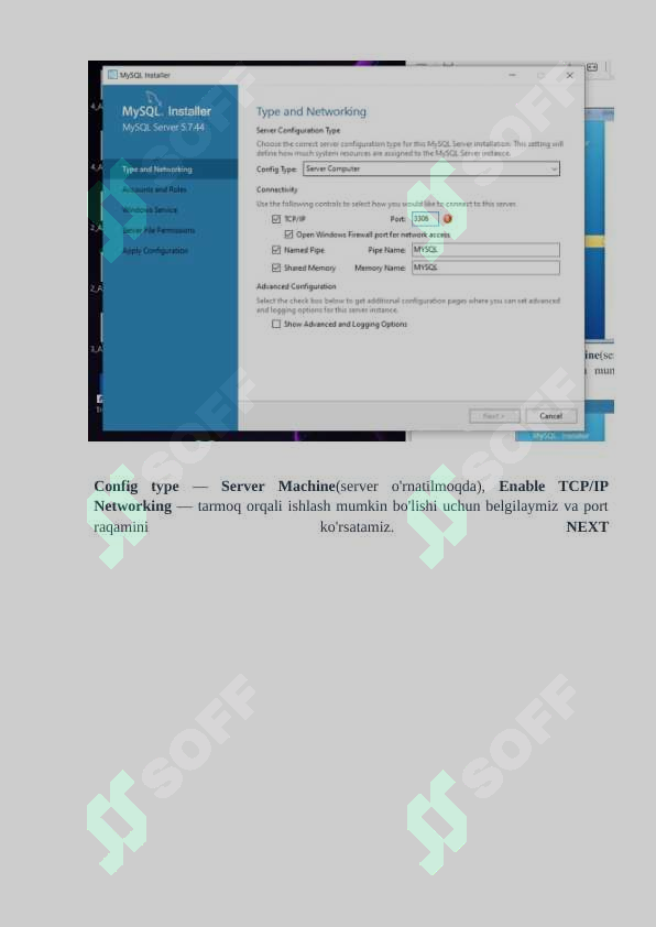 Ma’lumotlar bazasi dasturlarini o’rnatish va sozlash(MySql server, Oracle Server, Microsoft Sql Server.docx
