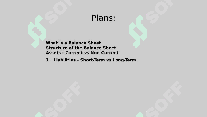Understanding the Balance Sheet