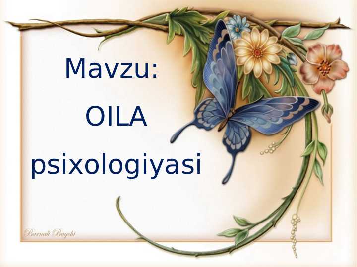 oila psixologiyasi pptx