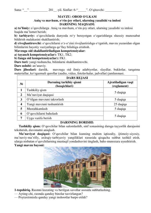 6- sinf oʻzbek tili darsligi