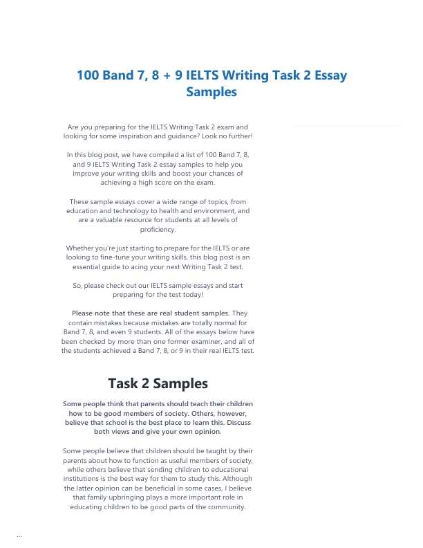 IELTS essay yozish bõyicha qõllanma