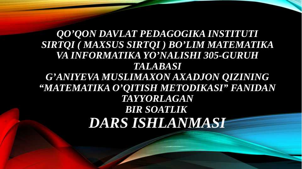 Trigonometrik ayniyatlar.