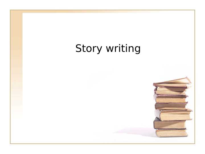 Story writing