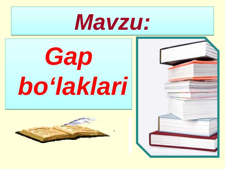 Gap bo‘laklari