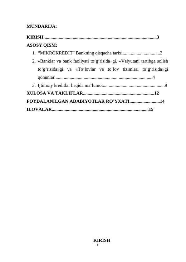 Amaliyot hisoboti