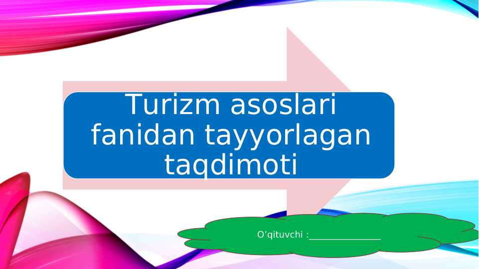 Turizm sohasida joylashtirish xizmatlari