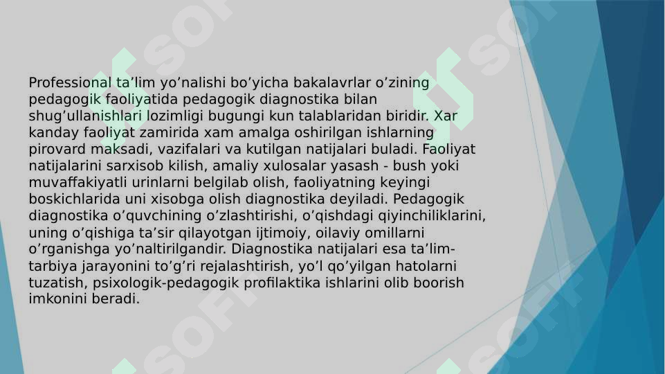 Pedagogik diagnostika va diagnostikalash