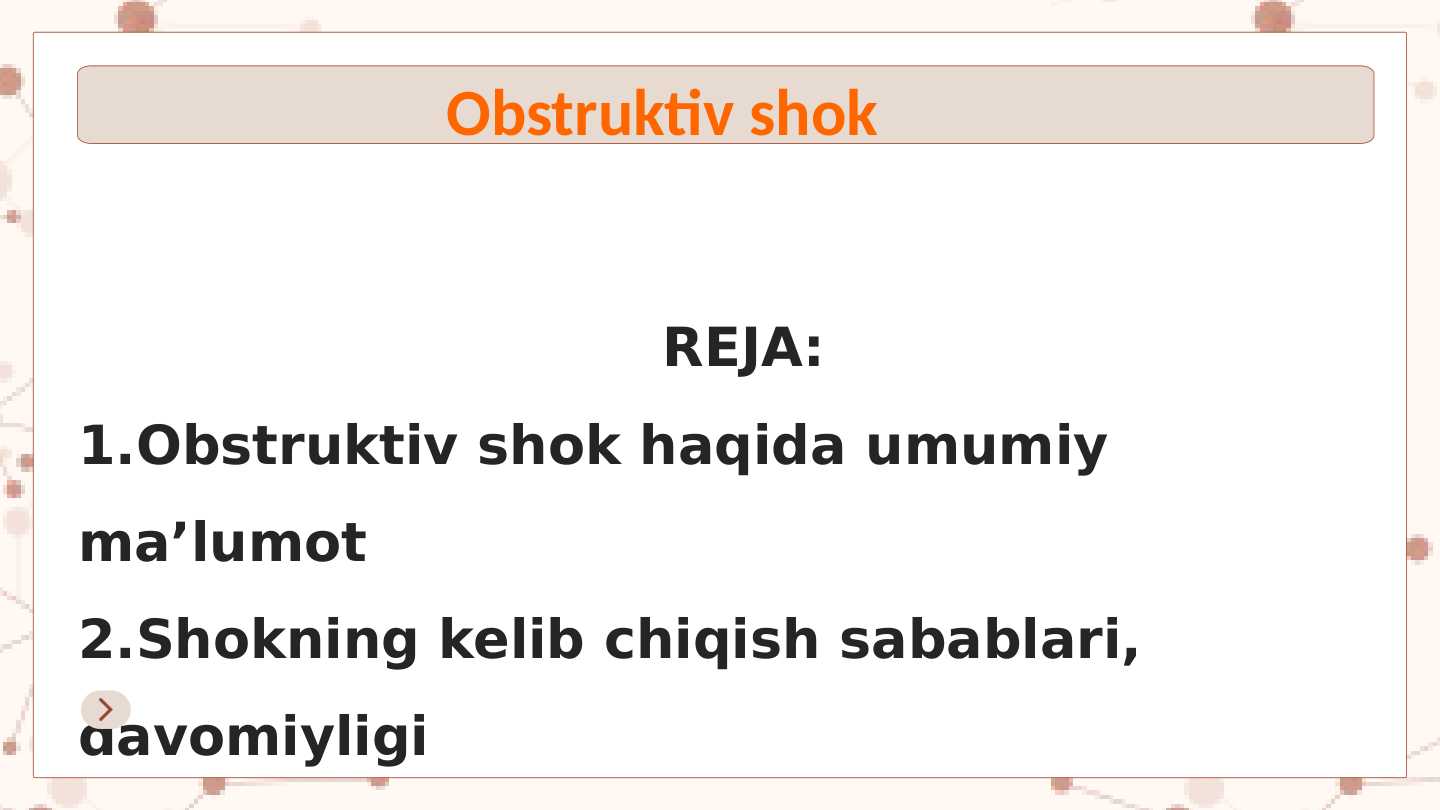 Obstruktiv shok